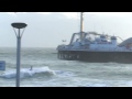 Kitesurfer Jumps Brighton Pier - Lewis Crathern Kitesurfing Stunt