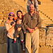 The family in the Roman amphitheater