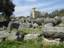 Ruin of the Temple of Zeus at Olympia.