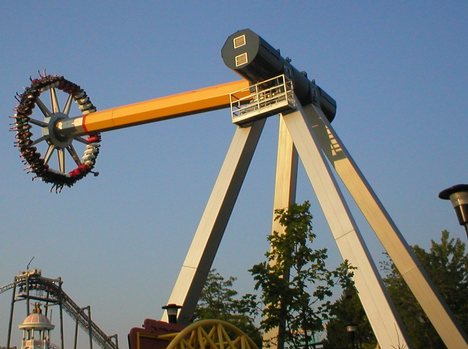 The Psyclone ride in the Canada's Wonderland amusement park (