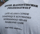 Opfer rassistischer Polizeigewalt: Laye-Alama Conde, Dominique Koumadio, Mohammad Selah, Mareame Sarr und viele andere ...