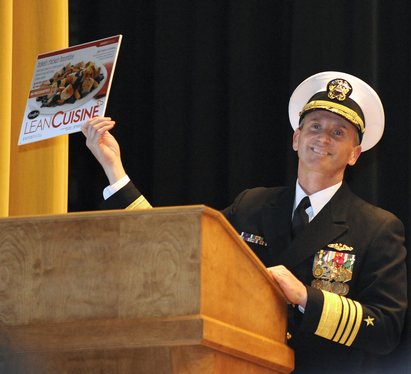 Adm. Jonathan W. Greenert compares the advantages of serving on NR-1 to learning to like Lean Cuisine.