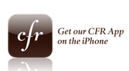 Get CFR News and Analysis on Your iPhone