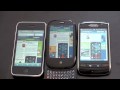 Palm Pre vs. iPhone 3G vs. Blackberry Storm