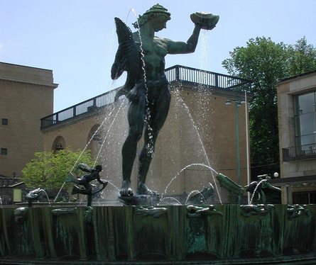 Poseidon statue by Carl Milles – an often used symbol of Gothenburg.