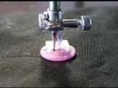 Sewing a Button with a Sewing Machine