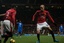 Gabriel Obertan and Patrice Evra vs Everton 2009