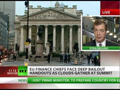 Nigel Farage on 'Monster' Eurozone: Bailout Reinforcing Failure