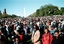 Million man march, Washington DC, 1995 - great manifestation organised by Nation of Islam