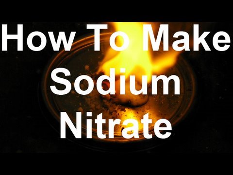 Make Sodium Nitrate, A Potassium Nitrate Substitute