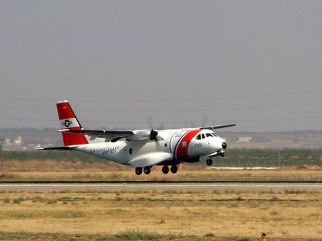 Seville, Spain (June 29, 2006)-- First flight of the Maritime Patrol Aircraft (MPA). The EADS CASA CN235-300M was selected as the platform for the MPA for the Integrated Deepwater System (IDS) Program, which is aimed at modernizing and replacing its aging surface and air fleet. It is the perfect complement for the Coast Guard fleet of long-range, heavy-lift HC-130 aircraft. Its high-efficiency turbo prop design allows persistent surveillance and quick response speeds in the role of a maritime pa