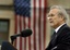 Secretary of Defense Donald H. Rumsfeld speaks to attendees at a memorial ceremony at the Pentagon remembering the fifth anniversary of Sept. 11, 2001 terrorist attacks on the United States, Pentagon, Washington, Sept. 11, 2006.