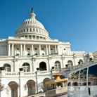 A Capitol Police vehicle outside the U.S. Capitol in January.