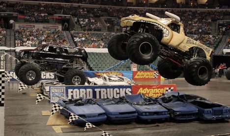 ag 2 Monster Jam USA at the Bank Atlantic Center in Sunrise, Florida. Monster Jam has added two more shows and is set to be in Europe next. In 2005, Monster Jam Europe enjoyed their largest live event audiences, with an unprecedented 250,000+ event att