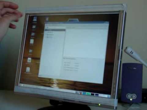 3D Desktop! TouchScreen and XGL on Linux!