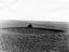 Historic photo of the High Plains in Haskell County, Kansas, showing a treeless semi-arid grassland and a 