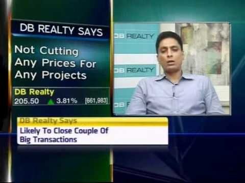 CNBC-TV18 's Udayan Mukherjee talking to DB Realty, MD, Shahid Balwa