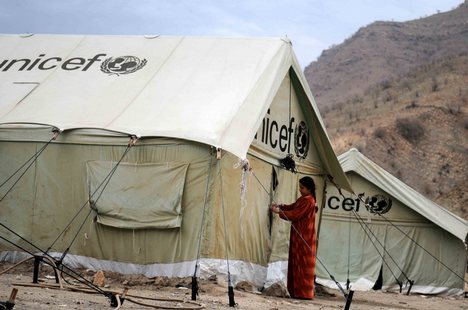 The tent it is a hospital for these refugee