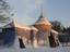 The Copper Tents in winter.