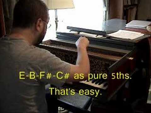 Harpsichord tuning: Well-Tempered Clavier - Bradley Lehman