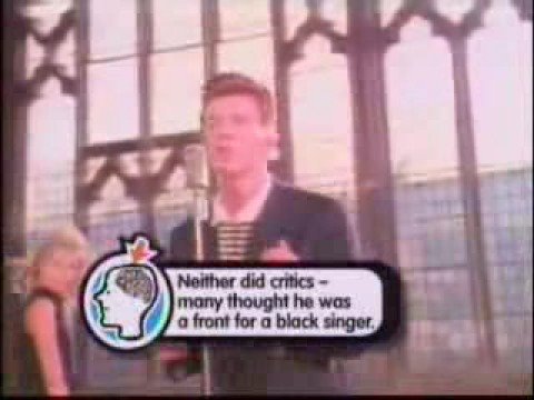 Rick Astley - Never Gonna Give You Up(VH1 Pop Up Video)