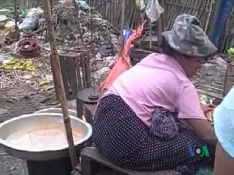 Garbage Engulf Suburb of Rangoon (VOA Burmese)