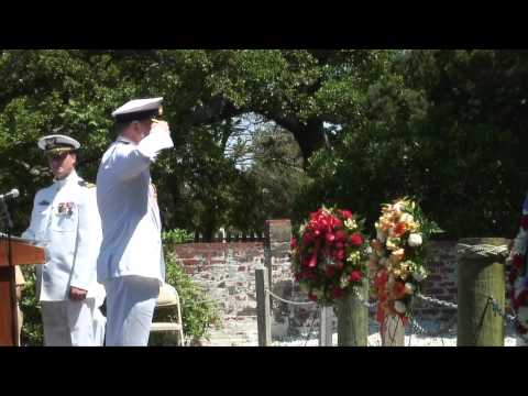 Coast Guard honors fallen WWII British and Canadian sailors on Ocracoke Island, NC