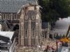 Christchurch Cathedral remains a focal figure of the city's earthquake damage.