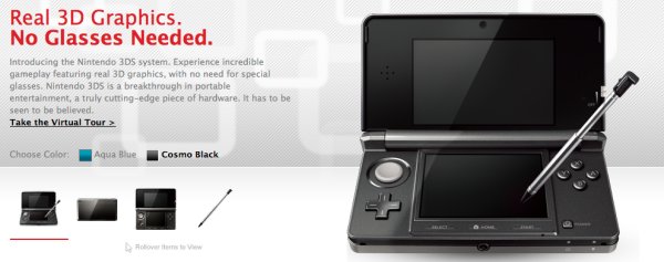 Nintendo Announces North American 3DS Launch Titles