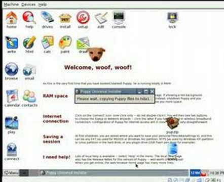 Puppy Linux Installation in 5 Minutes 13 Seconds