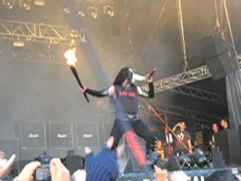 Immortal - Abbath shooting fire @ Tuska 2009