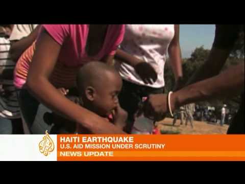 Haiti earthquake - US aid mission