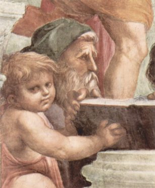 Zeno, depicted by Raphael in The School of Athens