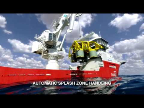 TTS subsea crane with active heave compensation (AHC)