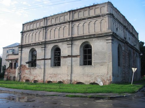 The old synagogue (ruins) of Brody