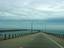 The Chesapeake Bay Bridge-Tunnel (CBBT) is a 23-mile (37-km) long fixed link crossing the mouth of the Chesapeake Bay and connecting the Delmarva Peninsula's Eastern Shore of Virginia with Virginia Beach and the the metropolitan area of Hampton Roads, Virginia.