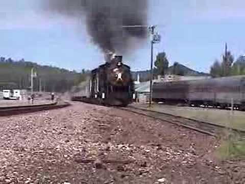 Grand Canyon Railroad double header steam train