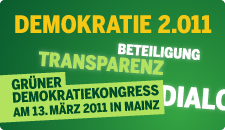 Demokratie 2.011 - Demokratiekongress am 13. März in Mainz.