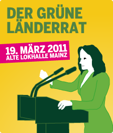 Der grüne Länderrat am 19. März in Mainz.