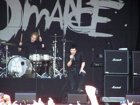 The band during the Big Day Out in 2007 February