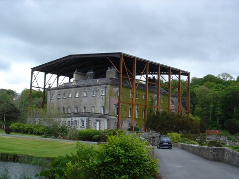 Westport House being repaired in 2007