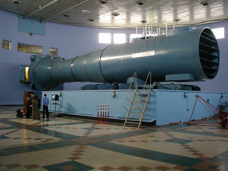 The mouth of the centrifuge at the Yuri Gagarin Cosmonaut Training Center in Star City.