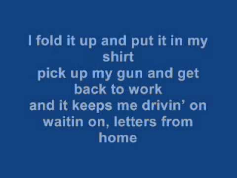 Letters From Home Lyrics - John Micheal Montgomery