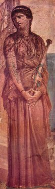 Fresco of Medea from Herculaneum.