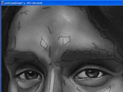 Lost - Sayid Jarrah Speed Painting