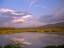 Yamuna river near the Himalayas, just as its hits the plains, beyond Dehradun. The waters of Yamuna distinguishable as 