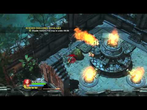 Lara Croft and the Guardian of Light: Disable Xolotl's fire trap in under 00:30