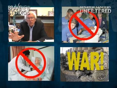 Senator Sanders Unfiltered: An Unwinnable War