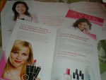 Avon Philippines brochures  featuring cosmetic products  , Philippines ,  May 21 , 2010.