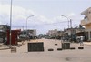 A street in Abidjan, Ivory Coast, is seen in this frame made from TV, Friday, April 1, 2011.